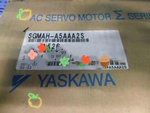 Yaskawa SGMAH-A5AAA2S AC SERVO MOTOR 50W 200V 3000RPM 0.6A NEW