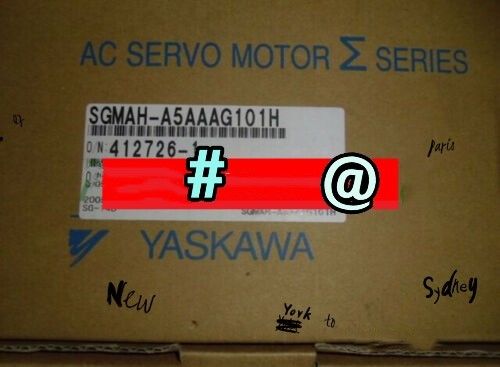 Yaskawa SGMAH-A5AAAG101H AC SERVO MOTOR 50W 200V 3000RPM 0.64A NEW