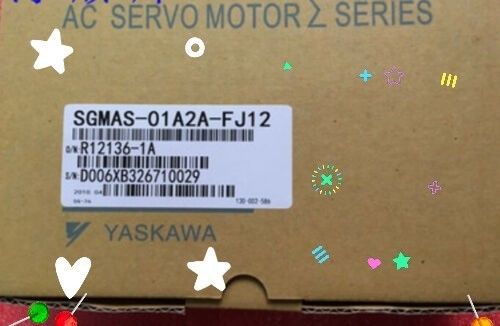 Yaskawa SGMAS-01A2A-FJ12 AC SERVO MOTOR 100W 200V 3000RPM 0.91A NEW