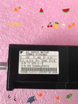 Yaskawa SGMAS-01ACABC AC SERVO MOTOR 100W 200V 3000RPM 0.91A NEW