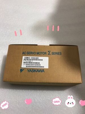 Yaskawa SGMAS-04ACAB1 AC SERVO MOTOR 400W 200V 3000RPM 2.6A NEW