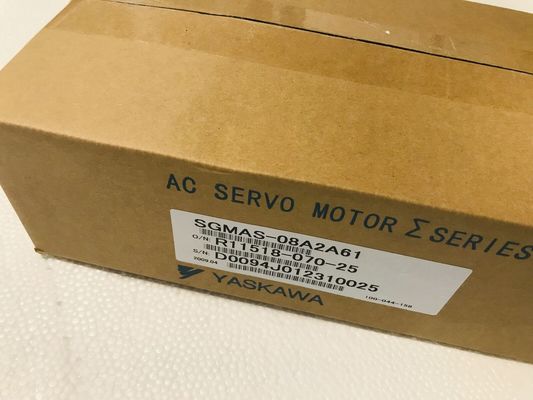 Yaskawa SGMAS-08A2A61 AC SERVO MOTOR 750W 200V 3000RPM 5.4A NEW