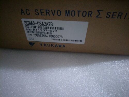 Yaskawa SGMAS-08A2A6S AC SERVO MOTOR 750W 200V 3000RPM 5.4A NEW