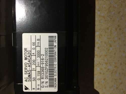 Yaskawa SGMAS-A5ACA2C AC SERVO MOTOR 50W 200V 3000RPM 0.66A NEW