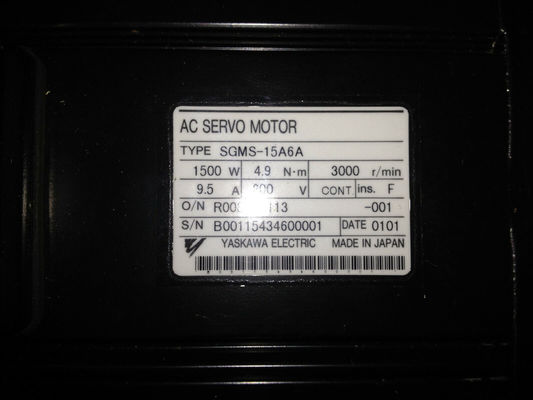 Yaskawa SGMS-15A6A AC SERVO MOTOR 1.5KW 3000RPM 200V 9.5A NEW