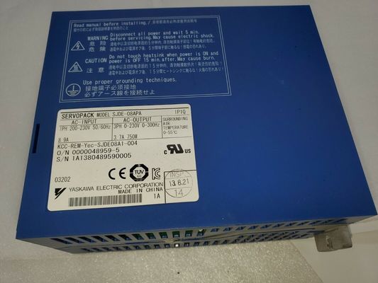 Yaskawa SJDE-08APA AC Servo Amplifier 750W 50/60HZ 200V 8.9/3.7A NEW