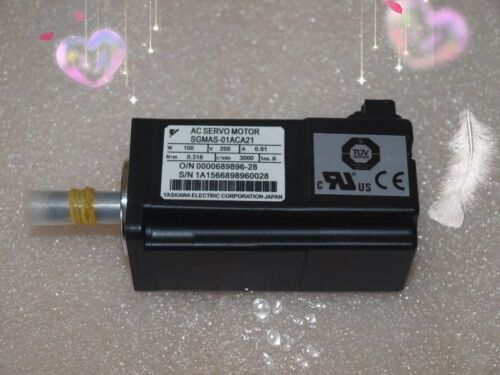 Yaskawa SMGPS-01ACA21 AC SERVO MOTOR 400W 3000RPM 200V 2A NEW