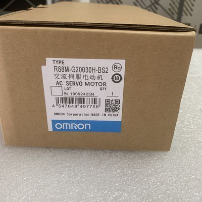 OMRON R88M-G20030H-BS2 AC Servo Motor 200W 3000RPM 91V 1.6A NEW