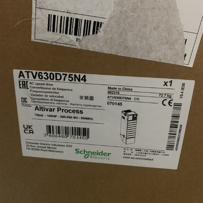 SCHNEIDER ATV630D75N4 Inverter 100HP 50 / 60HZ 380 - 480V 75KW NEW