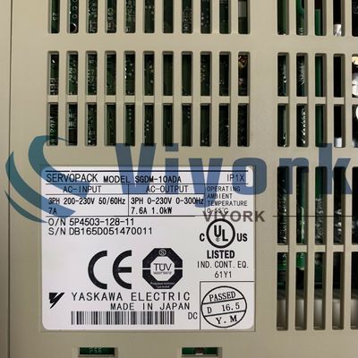 1000W Yaskawa Servo Motor Amplifier 1 Phase 230VAC SGDM-10ADA