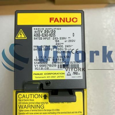 Fanuc A06B-6240-H205 SERVO AMPLIFIER AISV 20/20 FOR 30I-B SERIES 2-AXIS CNC NEW