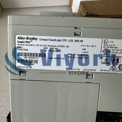 Allen Bradley 1768-L43SB Compact GuardLogix L43 Processor 2MB ST/0.5MB Safety