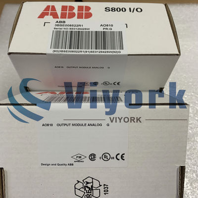 ABB 3BSE008522R1 OUTPUT MODULE ANALOG AO810 8 POINT 14 BIT 850 OHM NEW