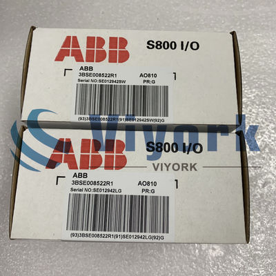 ABB 3BSE008522R1 OUTPUT MODULE ANALOG AO810 8 POINT 14 BIT 850 OHM NEW
