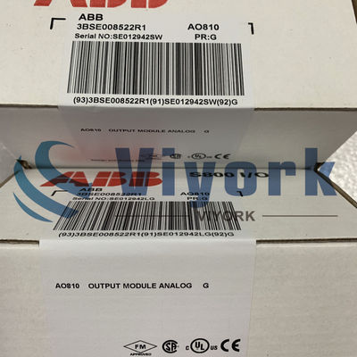 ABB 3BSE008522R1 OUTPUT MODULE ANALOG AO810 8 POINT 14 BIT 850 OHM NEW