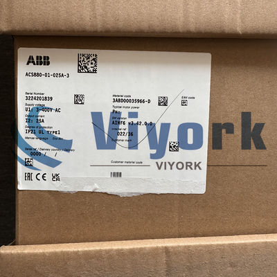 ABB ACS880-01-025A-3 AC DRIVE WALL MOUNTED 25AMP 11KW 380-415VAC 50/60HZ NEW