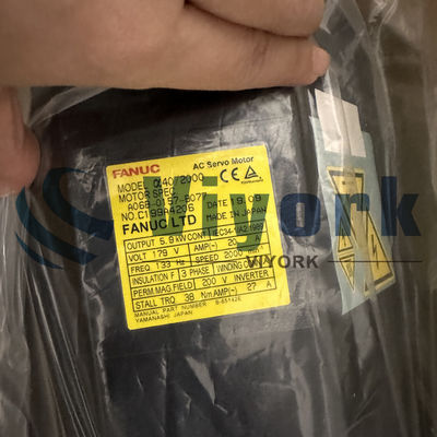 Fanuc A06B-0157-B077 AC SERVO MOTOR A22/2000 A64 PULSE 15AMP 157VAC NEW