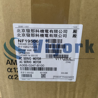 Fanuc A06B-0247-B100 AC SERVO MOTOR A22/3000I A1000I STRAIGHT SHAFT NEW