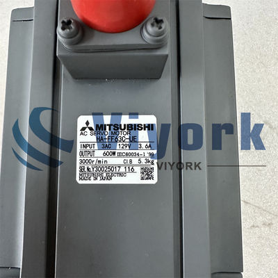 Mitsubishi HA-FF63C-UE AC SERVO MOTOR 600W 129V 3.6A NEW