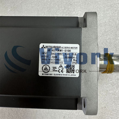 HF-KE73KW1-S100 Mitsubishi AC SERVO MOTOR 750W 3000RPM 106V 5.2A  NEW
