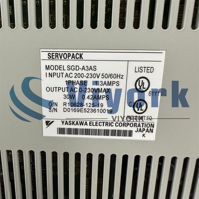 Yaskawa SGD-A3AS 30W Industrial Servo Drives 0.42AMP Servo Drive NEW