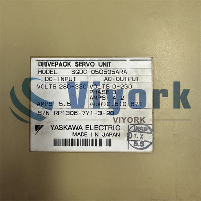 SGDC-050505ARA Yaskawa 500W Industrial Servo Drives 5.5AMP Servo Drive USED