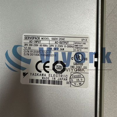 Yaskawa SGDH-20AE Industrial Servo Drives  200-230V  2KW 12AMP NEW