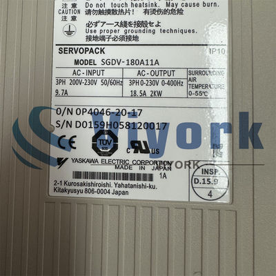 Yaskawa SGDV-180A11A Industrial Servo Drives 200-230V 9.7AMP 2000W NEW