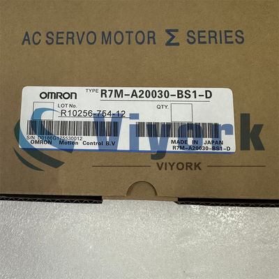Omron R7M-A20030-BS1-D AC Servo Motor 200W 3000RPM 0.637NM NEW