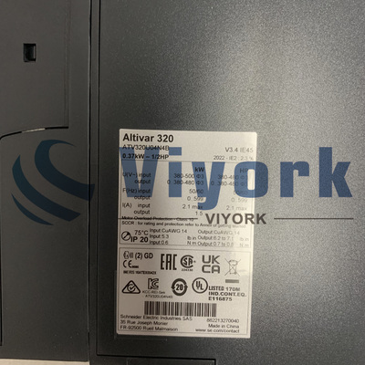 Schneider ATV320U04N4B DRIVE ALTIVAR 320 SERIES VARIABLE SPEED 380-500VAC NEW