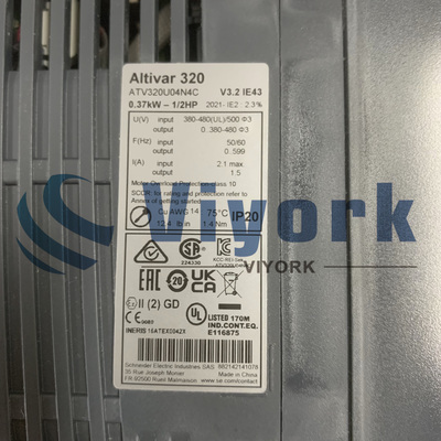 Schneider ATV320U04N4C DRIVE ALTIVAR 320 SERIES VARIABLE SPEED NEW