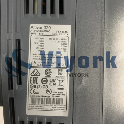 Schneider ATV320U40N4C DRIVE ALTIVAR 320 SERIES VARIABLE SPEED NEW