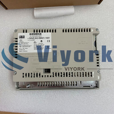 Siemens 6AV6642-0BA01-1AX1 OPERATOR INTERFACE 24VDC 6INCH TOUCHSCREEN NEW