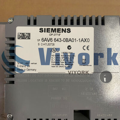 Siemens 6AV6643-0BA01-1AX0 OPERATOR INTERFACE SIMOTIC OP 277 5.7" TFT NEW