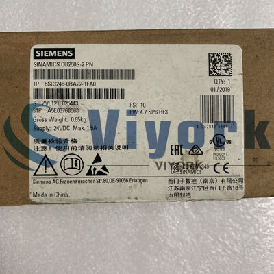 Siemens 6SL3246-0BA22-1FA0 POWER CONTROLLER SINAMICS G120 CONTROL UNIT NEW