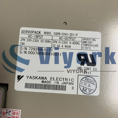 Yaskawa SGDM-50AC-SD1-P AC SERVO DRIVE USED