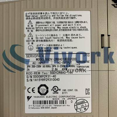 Yaskawa SGDV-2R8A01B00200 SERVO DRIVE 230 VAC 50/60 HZ 400 W 2.8 AMP NEW