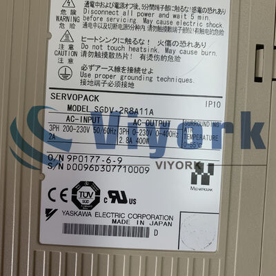 Yaskawa SGDV-2R8A11A SERVO DRIVE 3-PHASE 200-230VAC INPUT 50/60HZ 2AMP 400W NEW