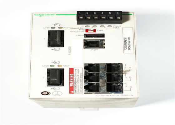 Schneider Electric Ethernet TCP/IP Connexium Managed Switch TCSESM083F2CU0