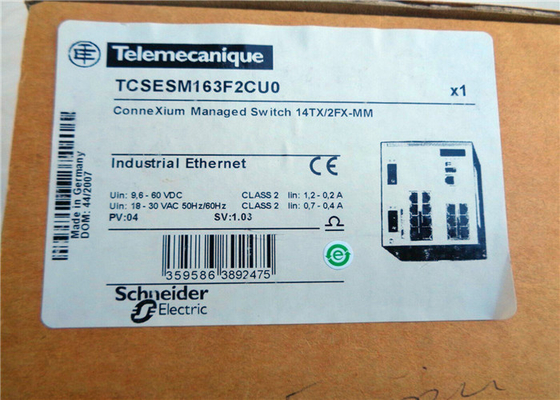 Schneider Electric Industrial Ethernet Switch tcsesm 163f2cu0 16 Port UTP Fiber Y