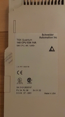 140CPU53414A QUANTUM CPU Manufactured by SCHNEIDER New&Original In Box