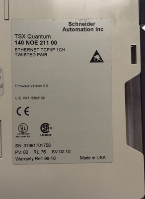 Schneider Modicon Quantum PLC 140-NOE-211-00 ethernet TCP/IP 1CH Twisted Pair 140NOE21100