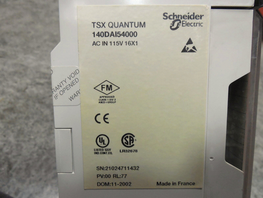 Schneider Modicon TSX Quantum 140DAI54000 Input Module 140 DAI 540 00