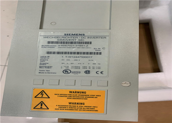 Motion Control Variable Frequency Inverter Siemens SIMOVERT 6SE7021-3TB51-Z