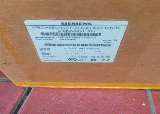 6se7026-0td61-Z Siemens Simovert Masterdrives Motion Control Inverter