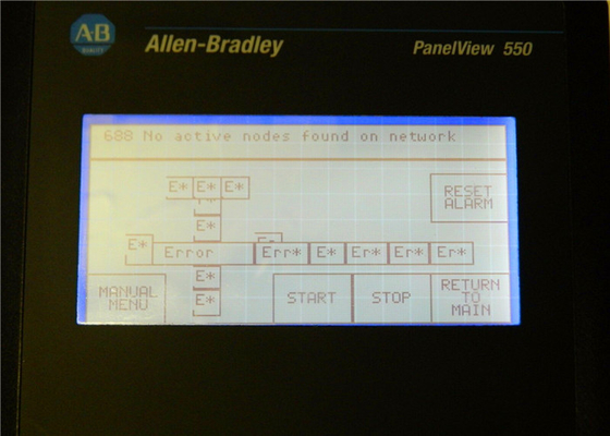 Allen Bradley 2711-T5A8L1 HMI Touch Screen SER B, REV E, FRN 4.46 PanelView 550 HMI