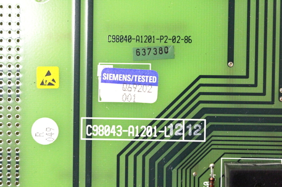 CE Programmable Circuit Board Siemens  MONITORING PC Board C98043-A1201-L12 SIMOREG 6RA22 / 6RA27