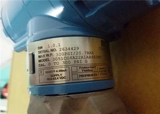 Professional Rosemount 3051c Coplanar Pressure Transmitter 3051CG4A02A1AB1H2L4M5 -14.2 To 300PSI