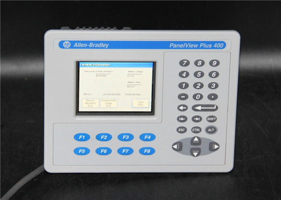 Allen Bradley Panelview Plus 400 Hmi Touch Screen 2711P-K4C20A8 Ser A Read