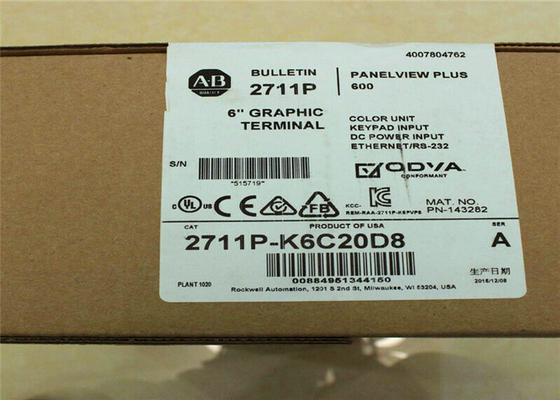 Allen Bradley 2711P-K6C20D8 2711P-K6C20D9 AB Panelview Plus 6 Graphic Terminal Module